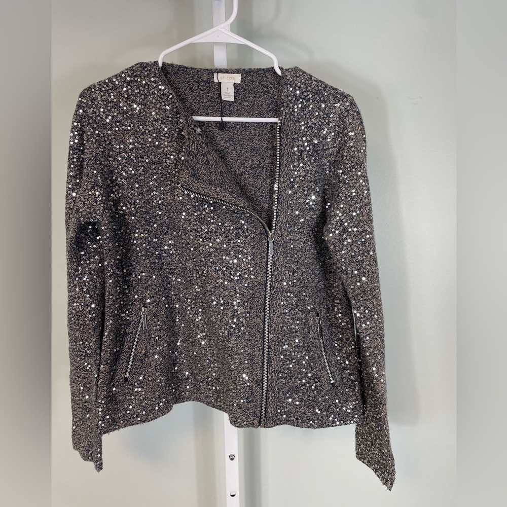 Chico’s Sequin Jacket - image 2